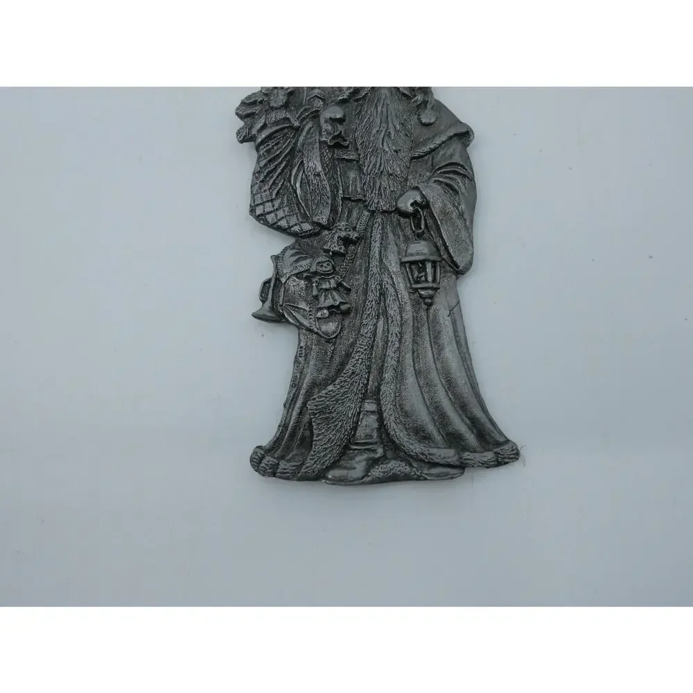 Metzke 1990s Santa Claus St Nicholas Pewter Factory Sample Unfinished Production